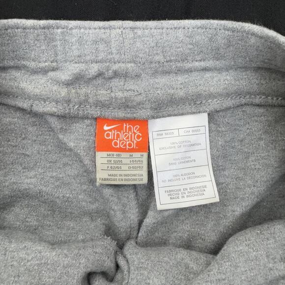 Y2K Nike Women’s Wide Leg Sweatpants 2000s Size medium relax casual gray/blue - Picture 8 of 8